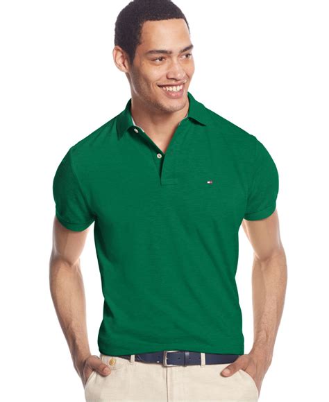 tommy hilfiger custom fit polo